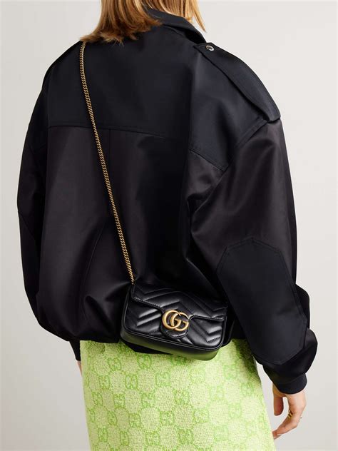 gucci leather super mini bag|Gucci marmont mini bag.